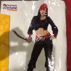 Gothic pirate lady costume
